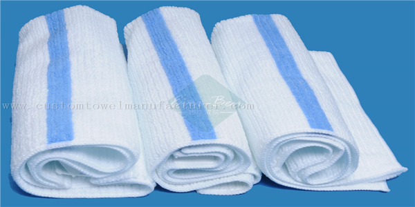 China Bulk Custom white hand towels manufacturer
